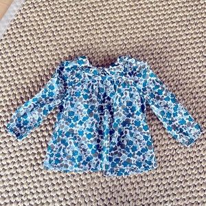 Mini Boden Floral Blouse